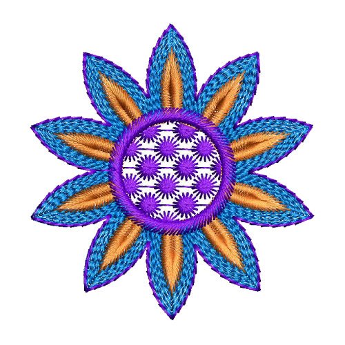 2.48 x 2.36 Inch Applique Embroidery Design