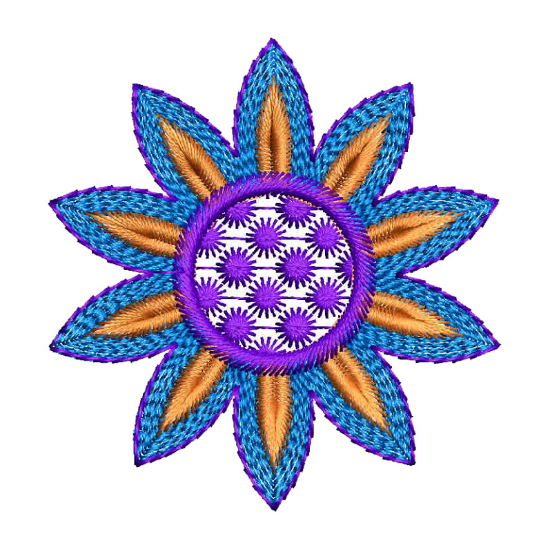 2.48 x 2.36 Inch Applique Embroidery Design