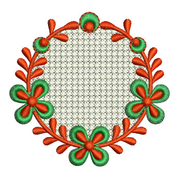 2.67 x 2.75 Inch Applique Embroidery Design