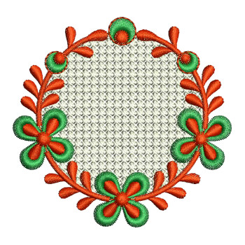 2.67 x 2.75 Inch Applique Embroidery Design