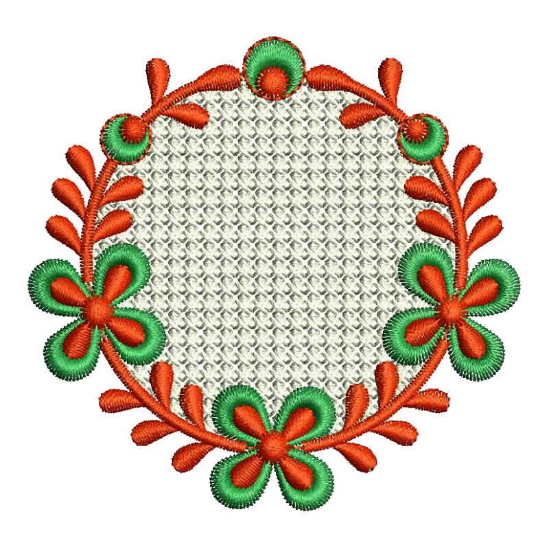 2.67 x 2.75 Inch Applique Embroidery Design