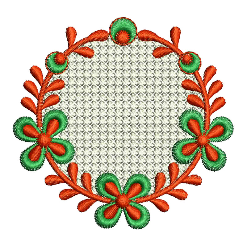 2.67 x 2.75 Inch Applique Embroidery Design