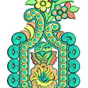 Premium Skater Dress | Applique Embroidery Design