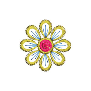 Florida Flower Applique Design 20121