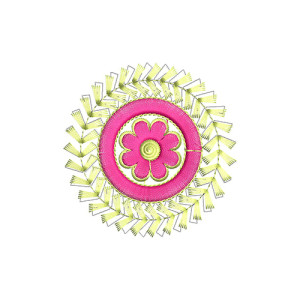 Circle Patch Embroidery Design 20184