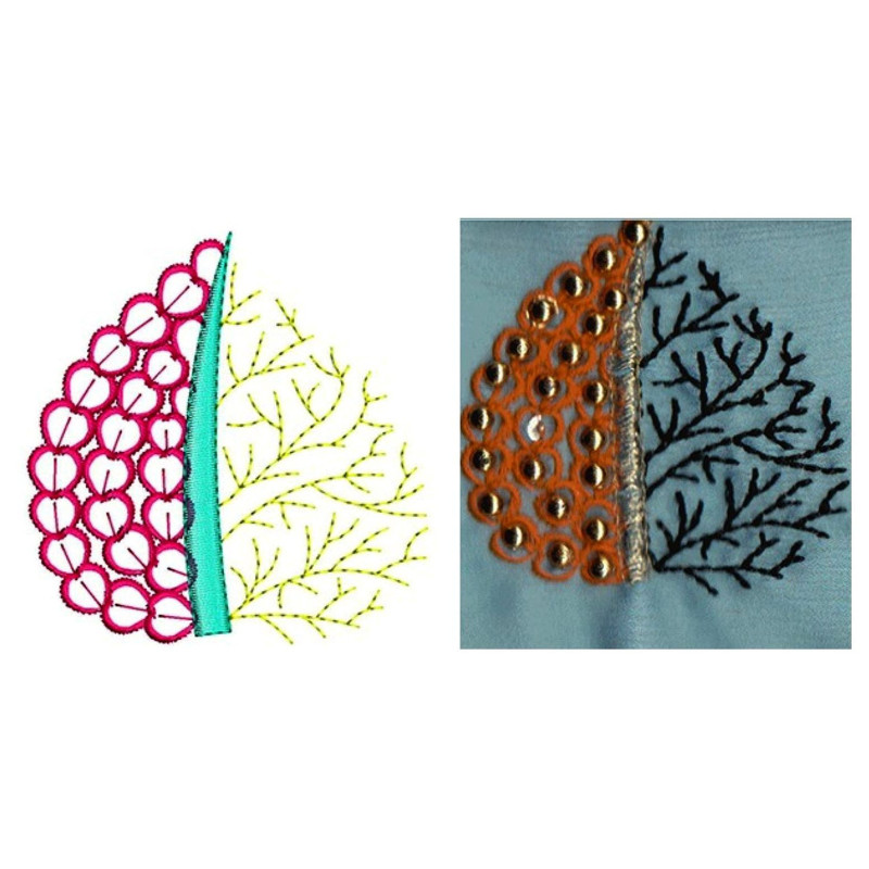Applique Embroidery Design 20209