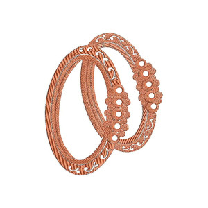 Bangles Applique Embroidery Design 20259