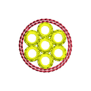 Applique Embroidery Design 20285