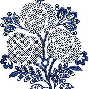 Cross Stitch Embroidery Patch