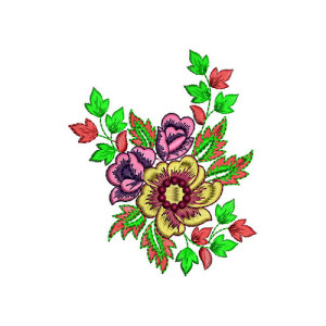 Applique Embroidery Design 20458