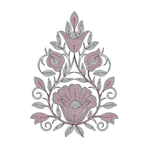 Applique Embroidery Design 20460