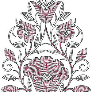 Applique Embroidery Design 20460
