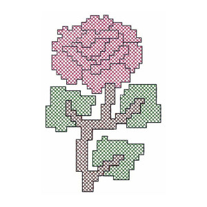 Phulkari Applique Embroidery Design 20462