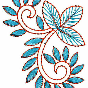 Applique Embroidery Design 20522