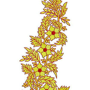 Peony Flower Applique Embroidery Design 20593