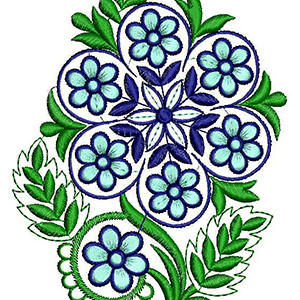 Applique Embroidery Design 20619