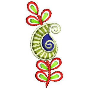 Applique Embroidery Design 20622