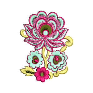 Applique Embroidery Design 20637