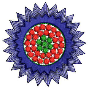 Applique Embroidery Design 20718