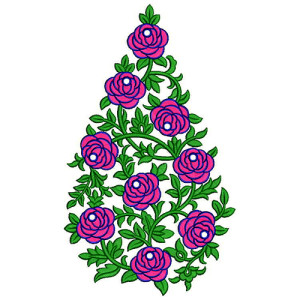 Applique Embroidery Design 20775