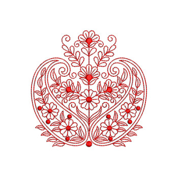 Applique Embroidery Design 20776