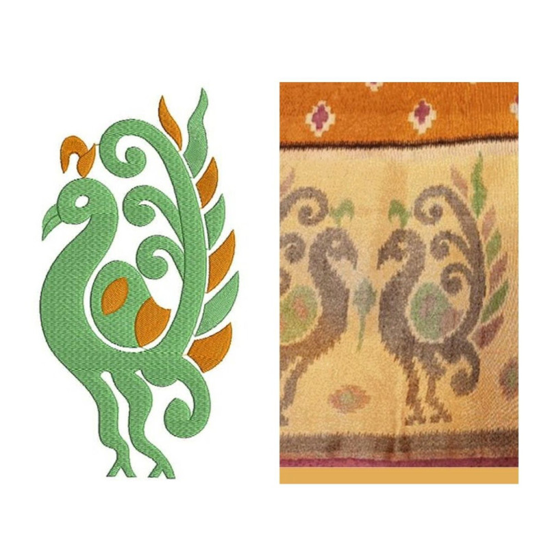 Applique Embroidery Design 20778