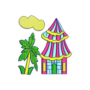Applique Embroidery Design 20786