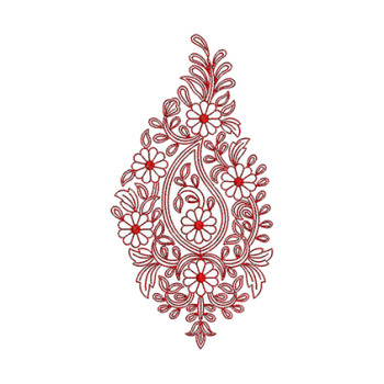 Running Stitch Embroidery Design