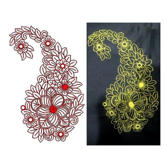 Applique Embroidery Design 20801