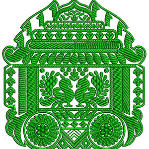 Traditional Applique Embroidery For Wedding Cloth