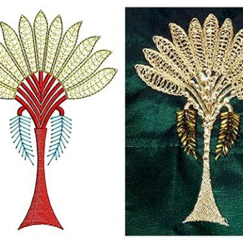 Applique Embroidery Design 20977