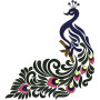 Machine Embroidery Design Peacock
