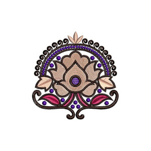 Applique Embroidery Design 21100