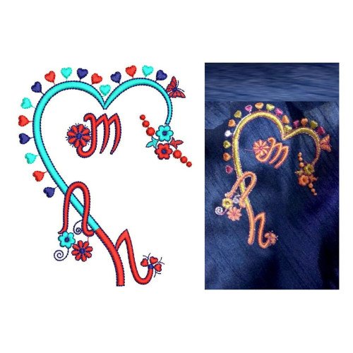 Applique Embroidery Design 21122