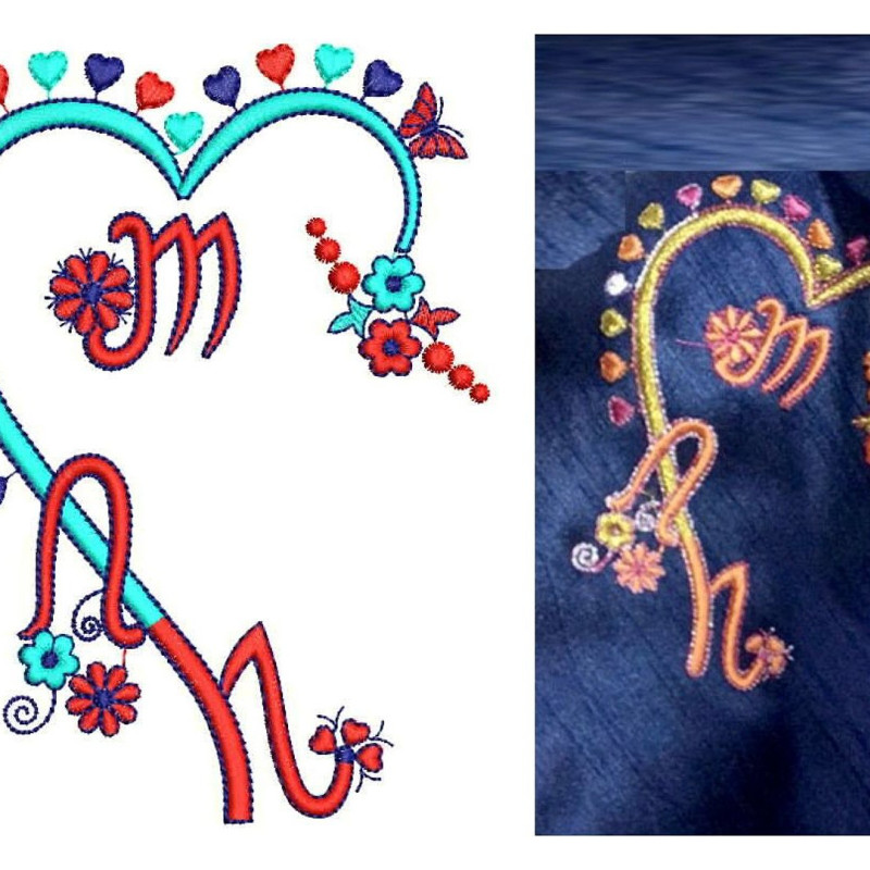 Applique Embroidery Design 21122