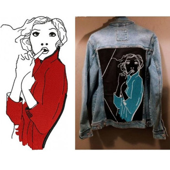 Coats Rica Jacket  Embroidery Design 21136