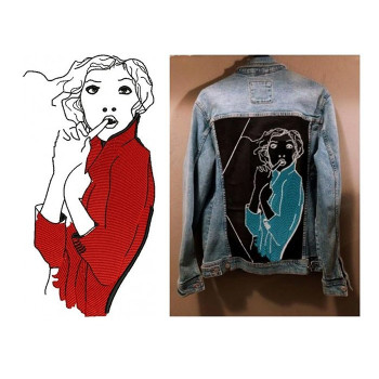 Coats Rica Jacket  Embroidery Design 21136