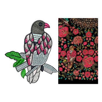 Amazing Natural Bird Embroidery 21200