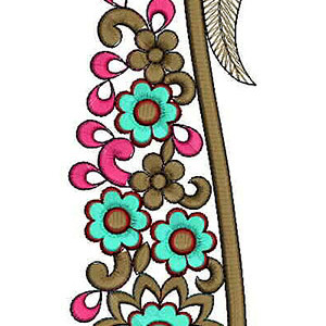 Bridal Dress Cording Applique Embroidery 21201