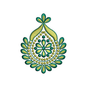 Pieced Patch Embroidery Design 21275