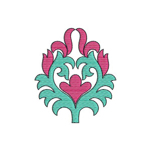 Attractive Applique Embroidery Design 21320