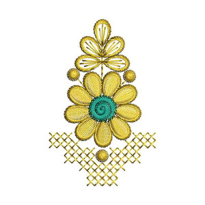 Boutique Single Patch Embroidery Design 21339