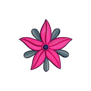 Belladonna Lily Flowers Embroidery 21358