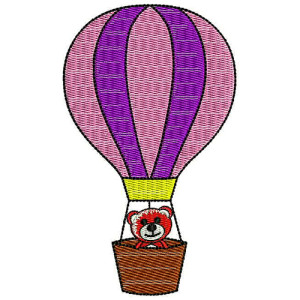 Hot Air Balloon Flying With Teddy 21420