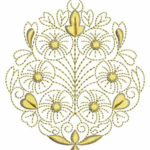 Indian Fancy Patch Embroidery Design 21510