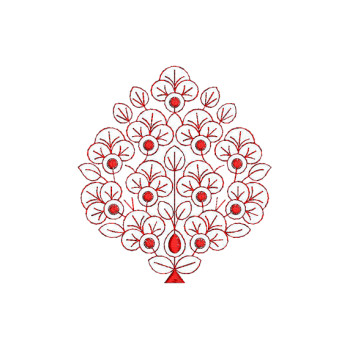 Chinese Style Patch Embroidery Design 21512