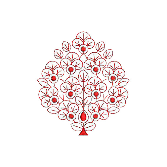 Chinese Style Patch Embroidery Design 21512