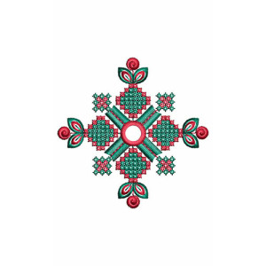 Germany Fancy Applique Embroidery Design 21521