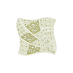 India Square Patch Embroidery Design 21529