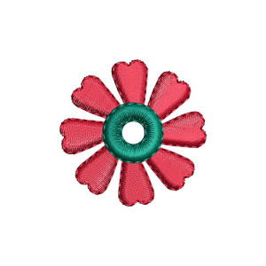 India Flower Patch Embroidery Design 21535